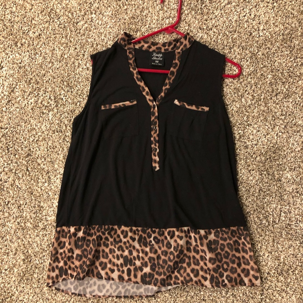 💥 3/$10!!! Knapp Studio Blouse Size XL